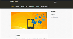 Desktop Screenshot of dimetext.com